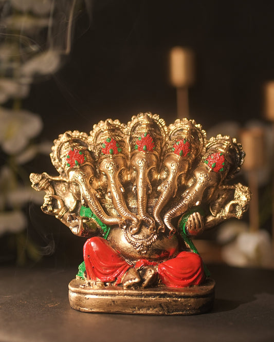 Panchmukhi Ganesh Ji Idol