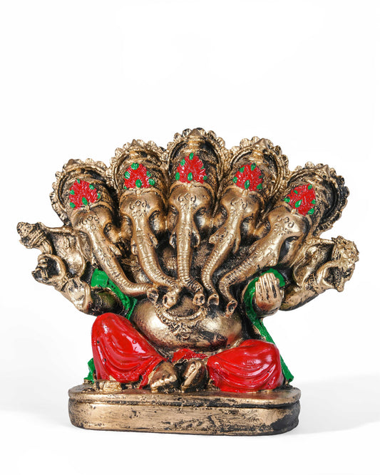 Panchmukhi Ganesh Ji Idol
