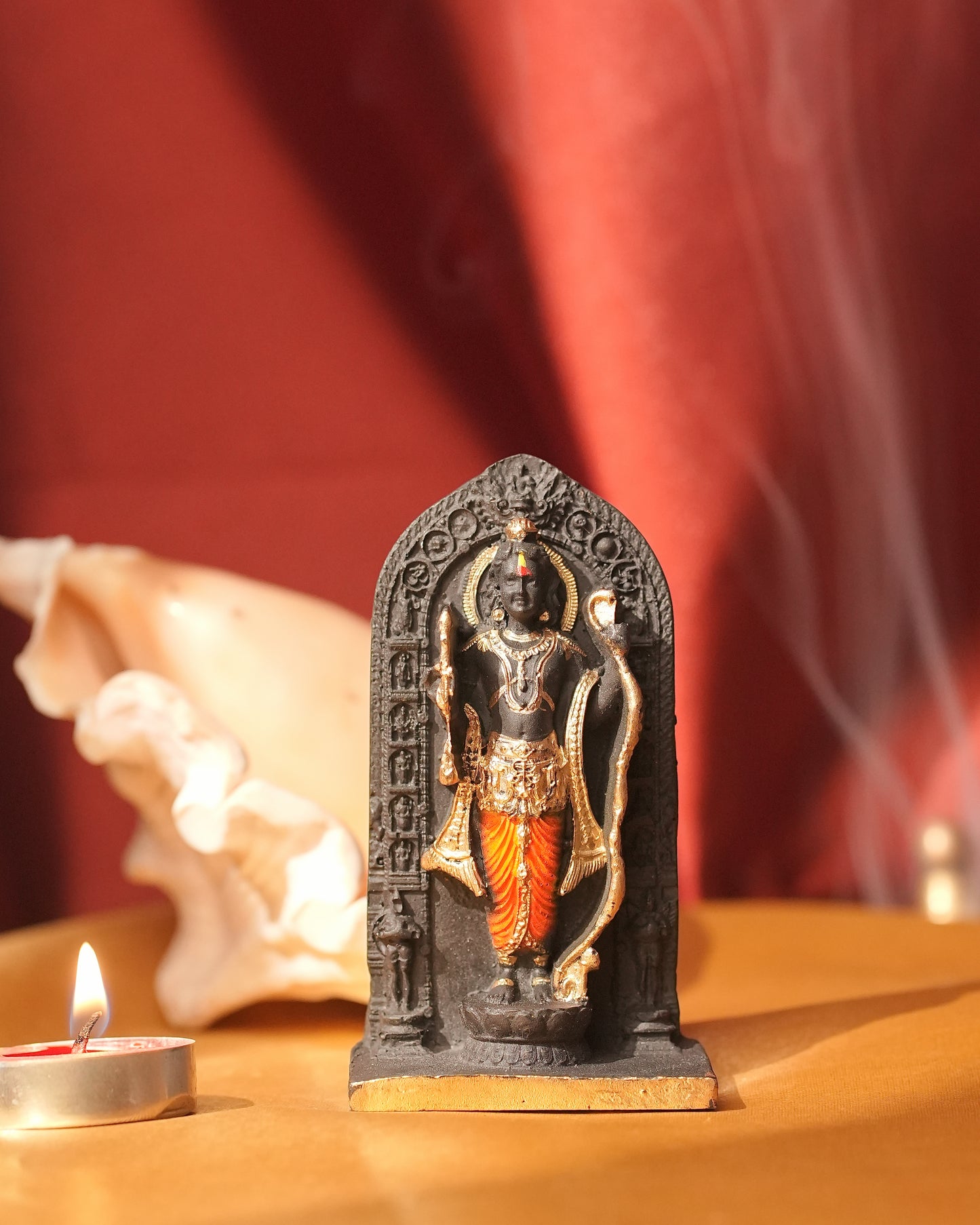 Ram Lalla Murti – Baby Lord Ram Idol for Home, Car, Office, Puja & Spiritual Décor