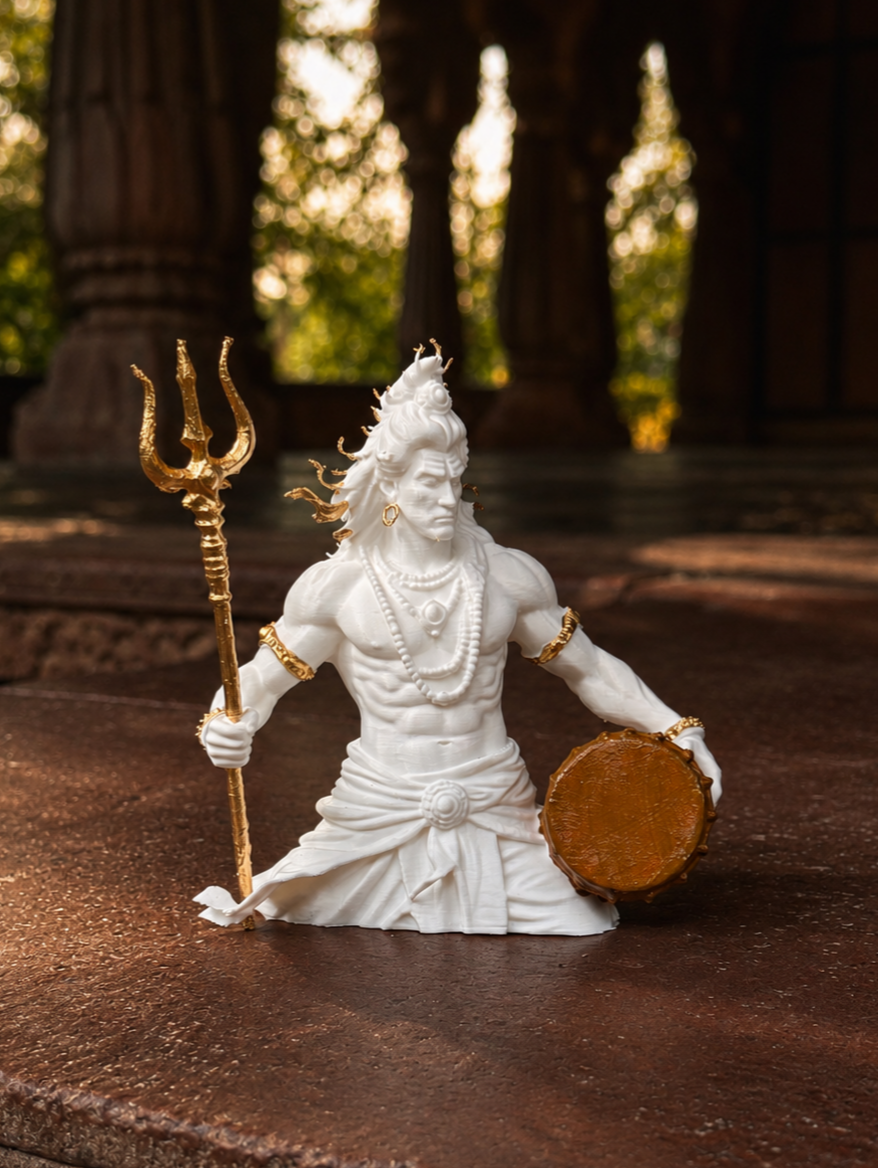 Lord Shiva Trishul-Damru Murti | Shiv Rudra Roop